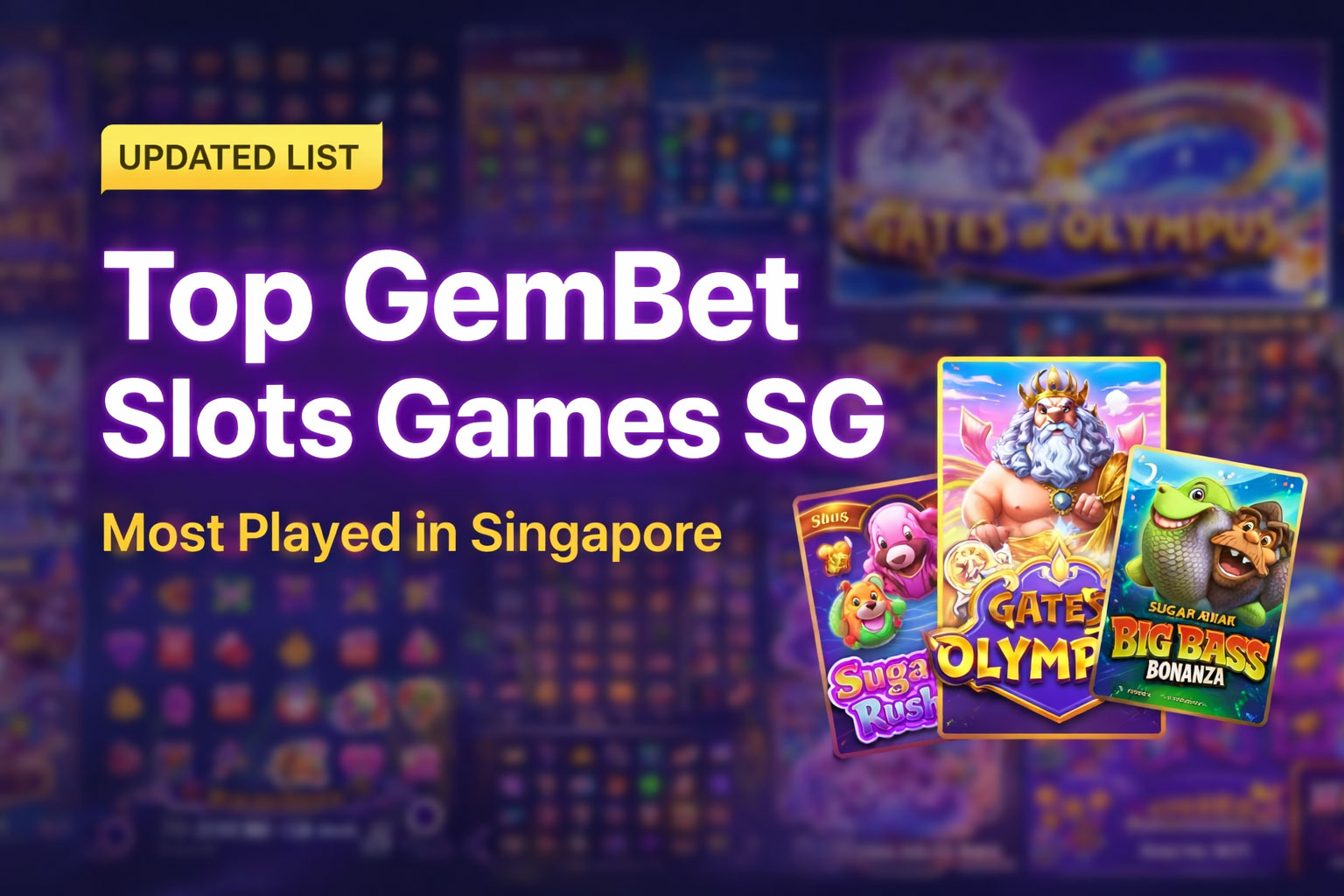 Top GemBet Slots Games Singapore